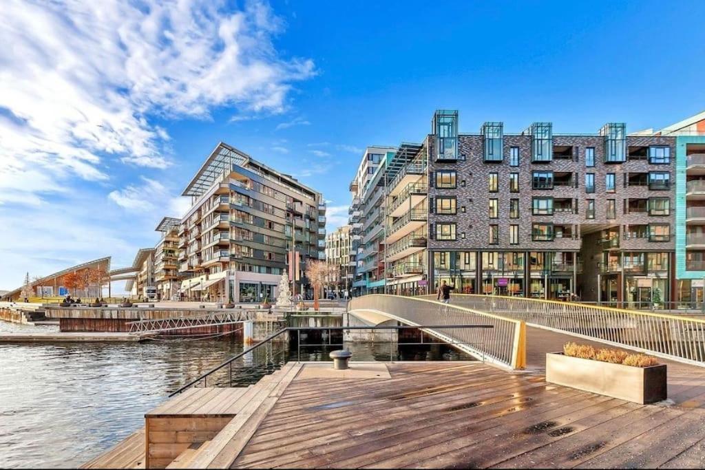 Aker Brygge - Sjoside Hjem - Sentral Beliggenhet Daire Oslo Dış mekan fotoğraf